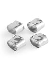 Michael Aram Reflective Gift Set - Napkin Rings and Napkins S/4