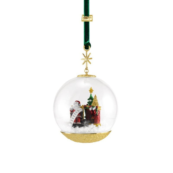 Michael Aram Santa by the Fireplace Ornament