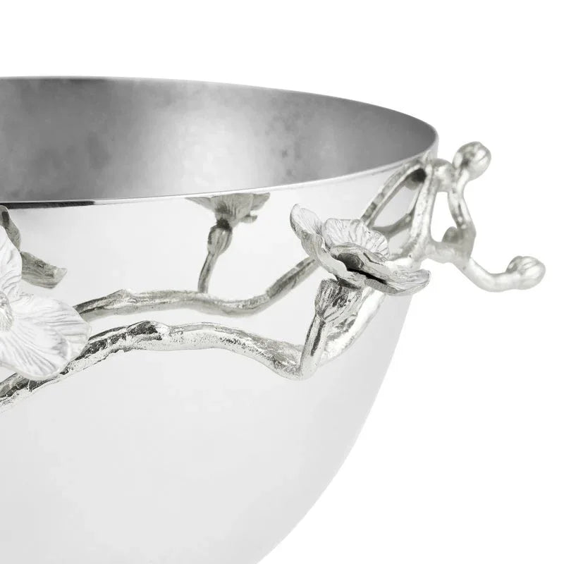 Michael Aram Silver Orchid Medium Bowl