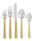 Michael Aram Twist 5-Piece Flatware Set Gold - Discon
