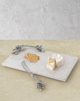 Michael Aram White Orchid Cheese Board with Knife