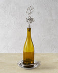 Michael Aram White Orchid Wine Coaster & Stopper