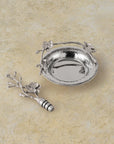 Michael Aram White Orchid Wine Coaster & Stopper