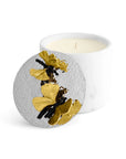 Black Orchid Marble Candle