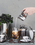 Michael Aram Black Orchid Coffee Pot & Spoon