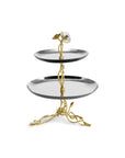 Michael Aram Anemone 2-Tier Etagere