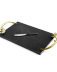 Michael Aram Anemone Large Cheese Board w/ Knife