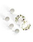 Michael Aram Anemone Painted Demitasse Set of 4