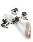Michael Aram Black Orchid Napkin Ring Set