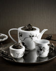 Michael Aram Black Orchid Porcelain Teapot