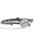 Michael Aram Botanical Leaf Bangle Bracelet with Diamonds