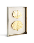 Michael Aram Botanical Leaf Fabric Shadow Box