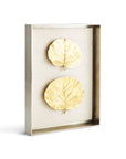 Michael Aram Botanical Leaf Fabric Shadow Box
