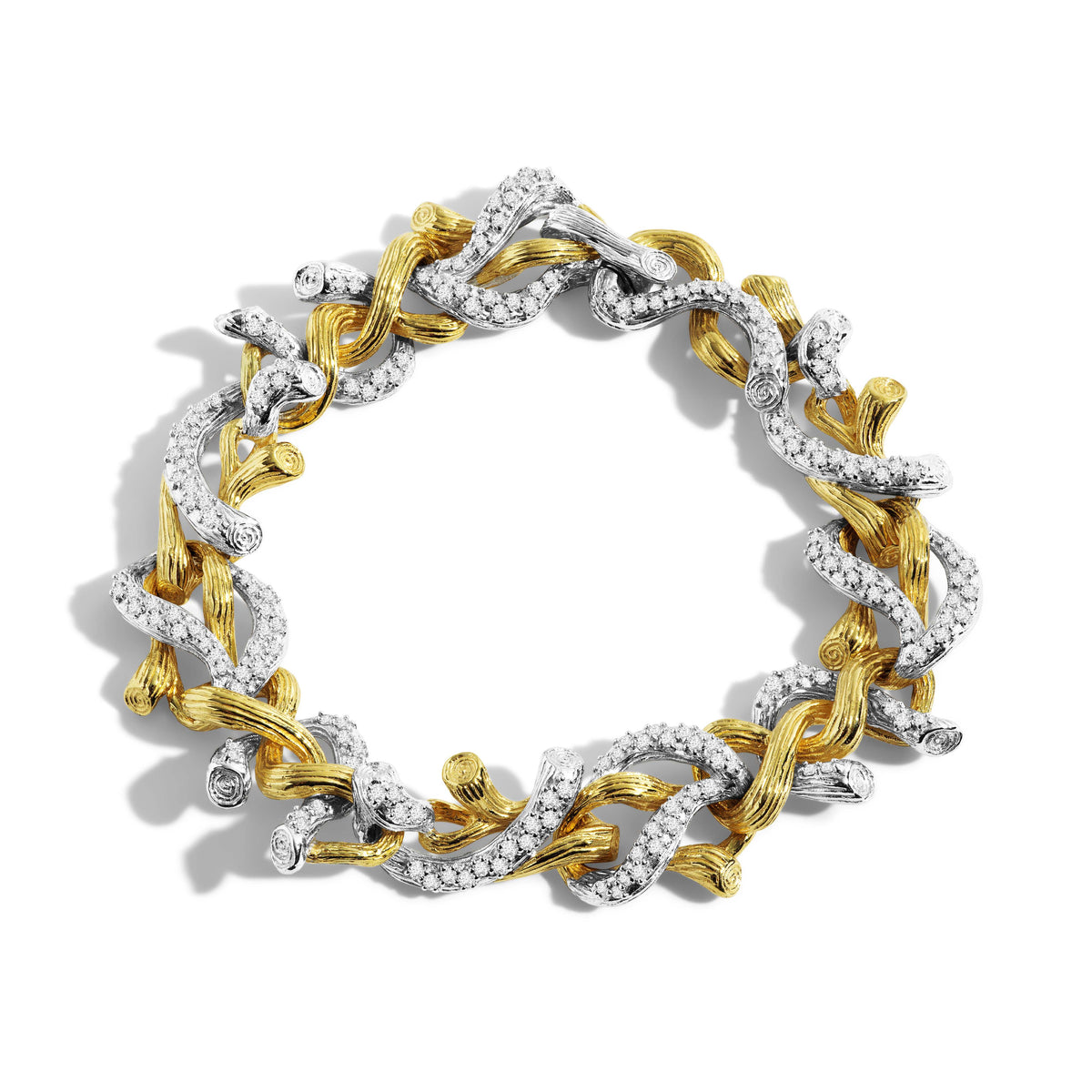 Michael Aram Branch Coral Bracelet with Diamonds