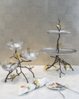 Michael Aram Butterfly Ginkgo 2 Tier Etagere