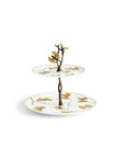 Michael Aram Butterfly Ginkgo 2-Tier Porcelain Etagere
