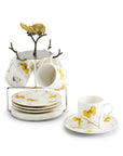Michael Aram Butterfly Ginkgo Gold Demitasse Set