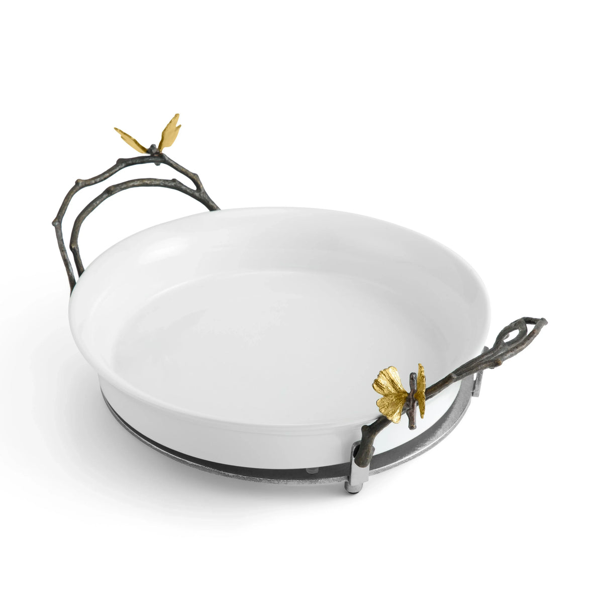Michael Aram Butterfly Ginkgo Pie Dish