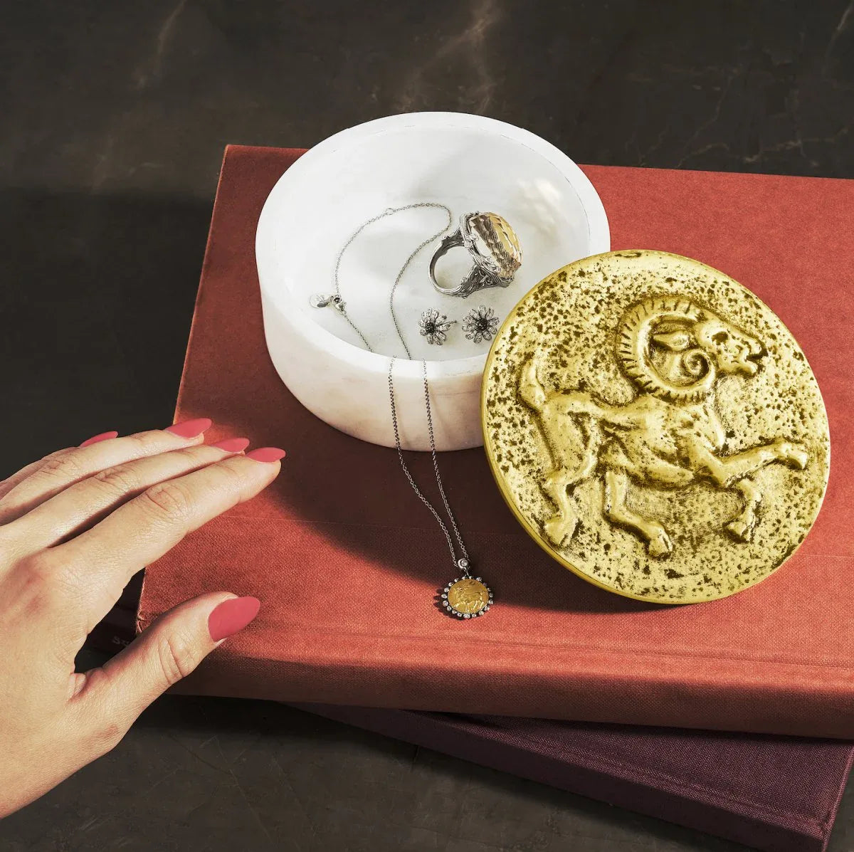 Michael Aram Chinese Zodiac Sheep Box