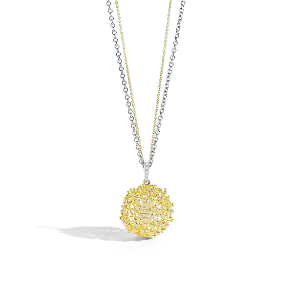 Michael Aram Dandelion Pendant Necklace with Diamonds