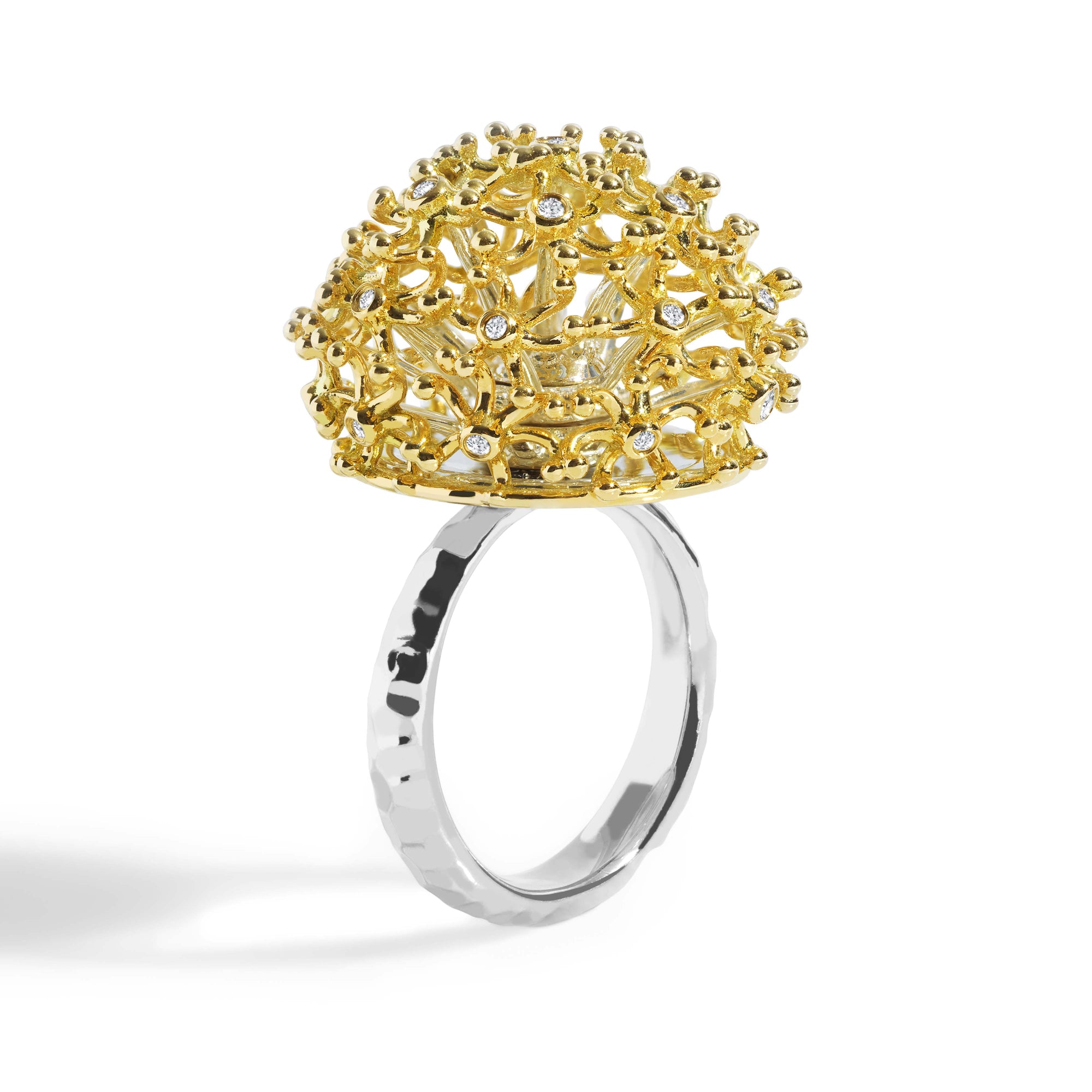 Michael Aram Dandelion Ring with Diamonds
