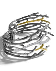 Michael Aram Enchanted Forest Cuff Bracelet with Diamonds