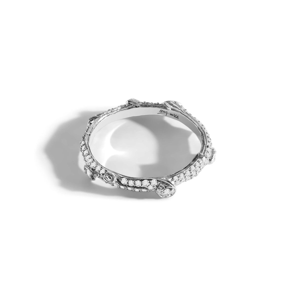 Michael Aram Enchanted Forest Pave Stack Ring with Diamonds