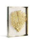 Michael Aram Fan Coral Fabric Shadow Box