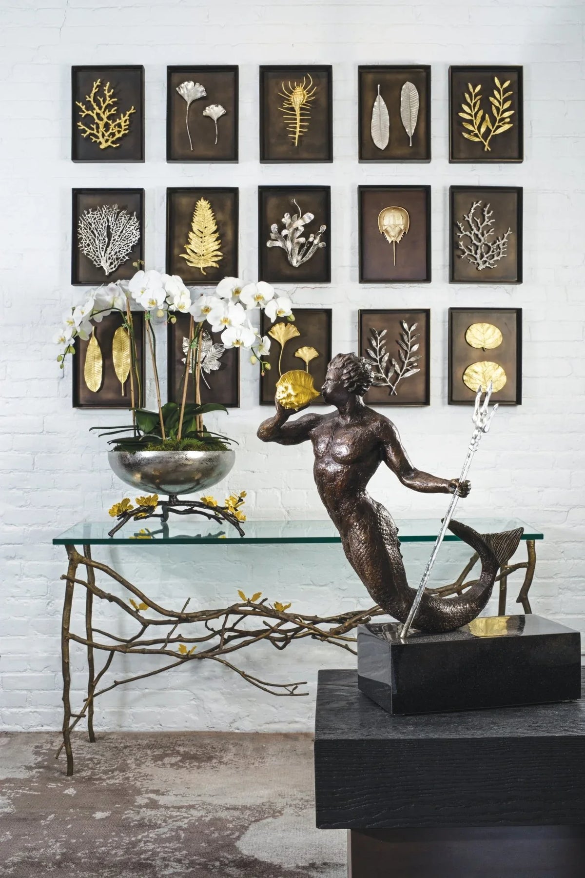 Michael Aram Ginkgo Leaf Shadow Box