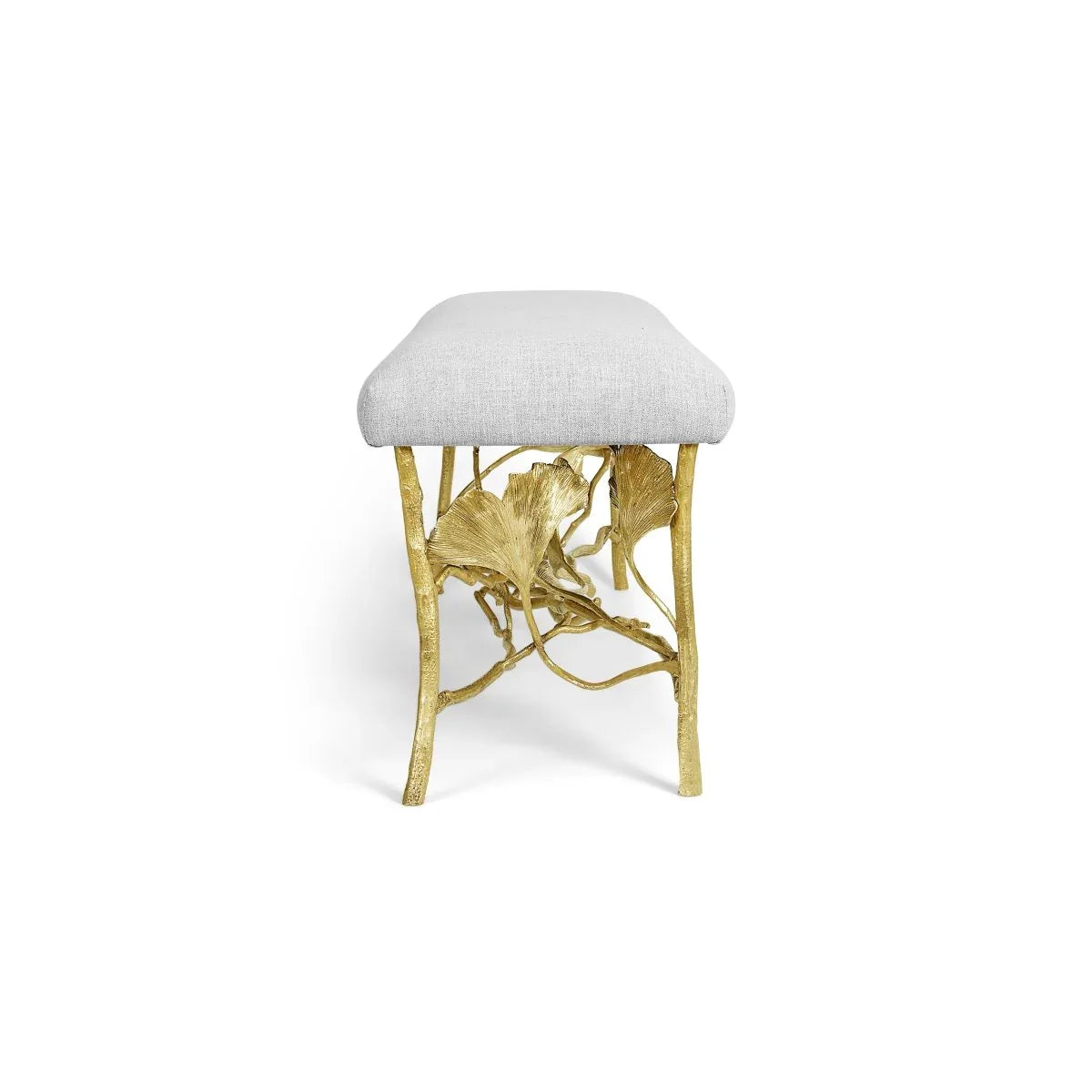 Michael Aram Golden Ginkgo Bench