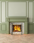 Michael Aram Golden Ginkgo Decorative Fireplace Screen