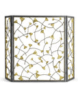 Michael Aram Golden Ginkgo Decorative Fireplace Screen