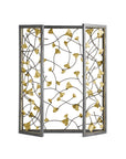 Michael Aram Golden Ginkgo Decorative Fireplace Screen