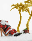 Michael Aram Island Santa Snow Globe Ornament