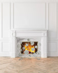 Michael Aram Lily Pad Decorative Fireplace Screen