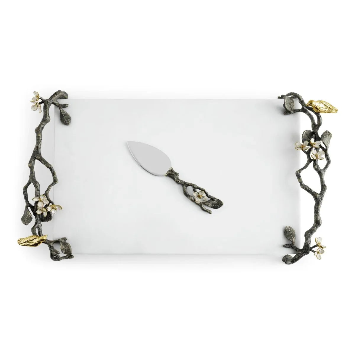 Michael Aram Lovebirds Cheeseboard with Knife