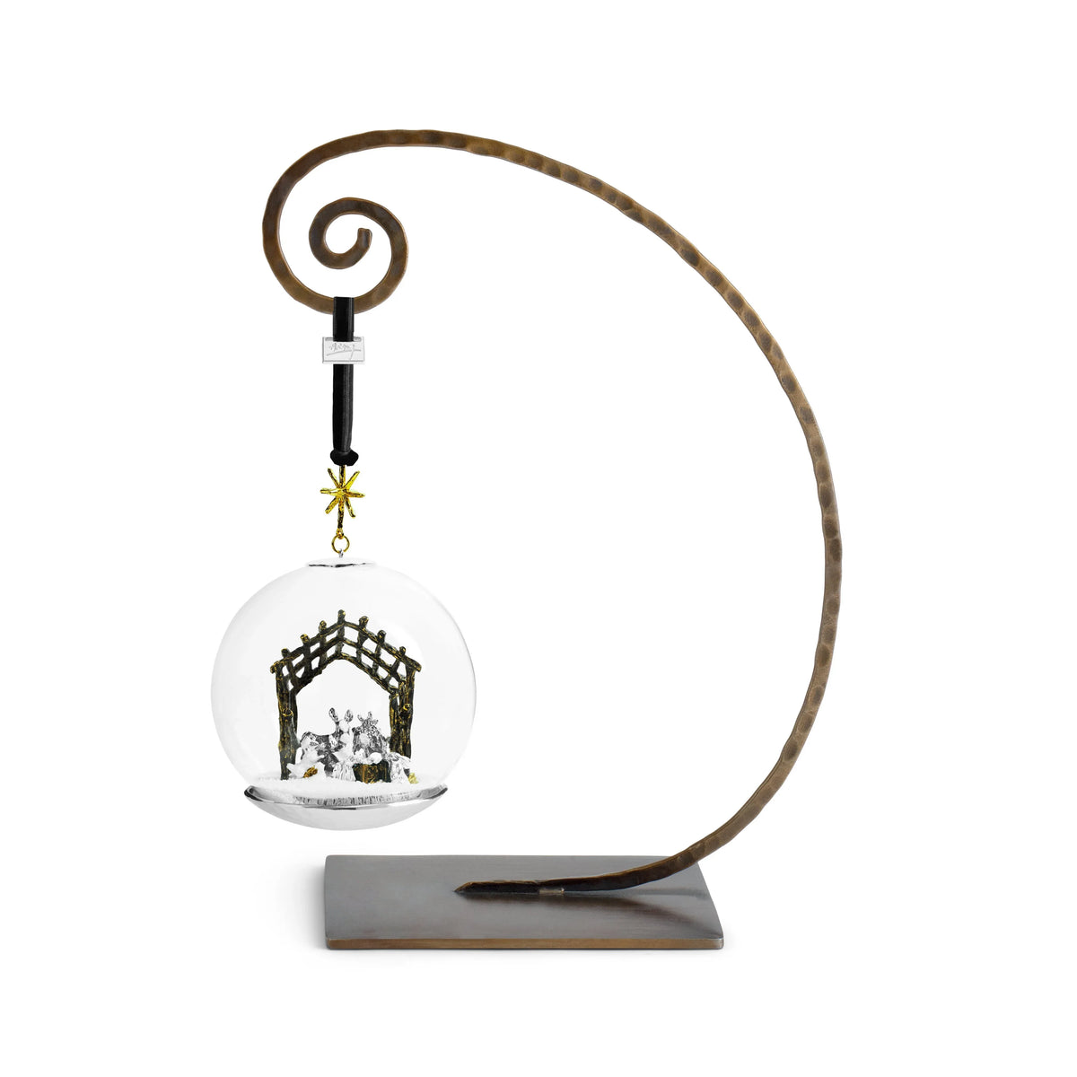 Michael Aram Manger Snow Globe Ornament