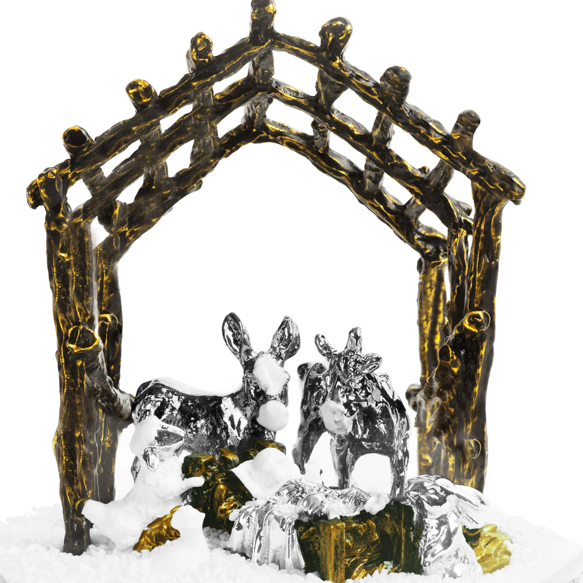 Michael Aram Manger Snow Globe Ornament