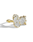 Michael Aram Orchid Double Ring with Diamonds