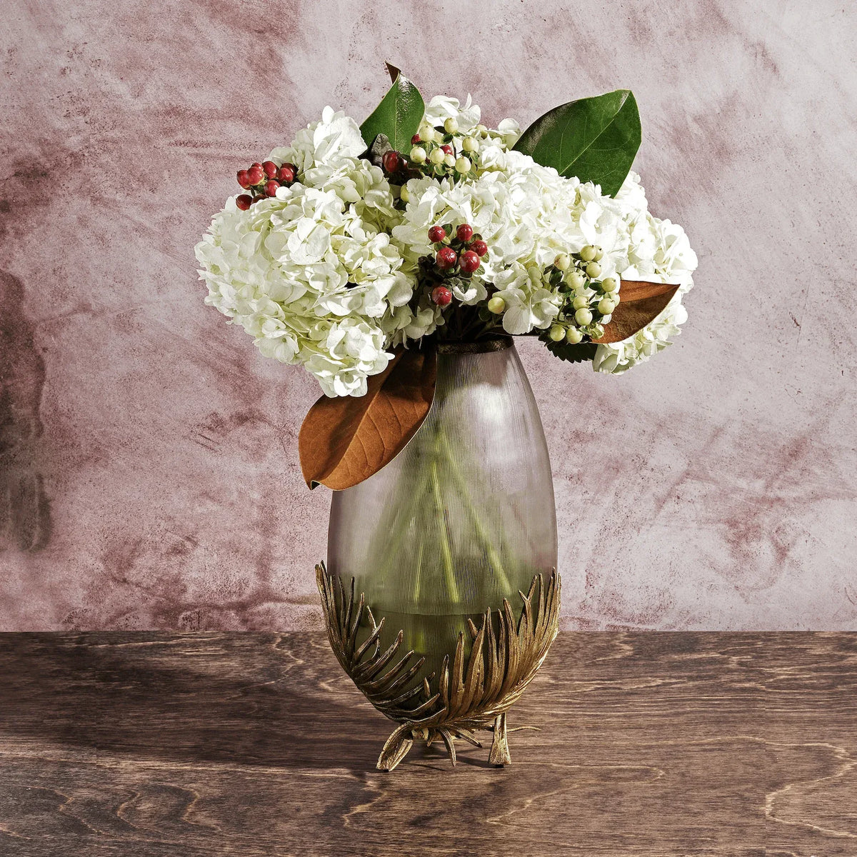 Michael Aram Palm Medium Glass Vase