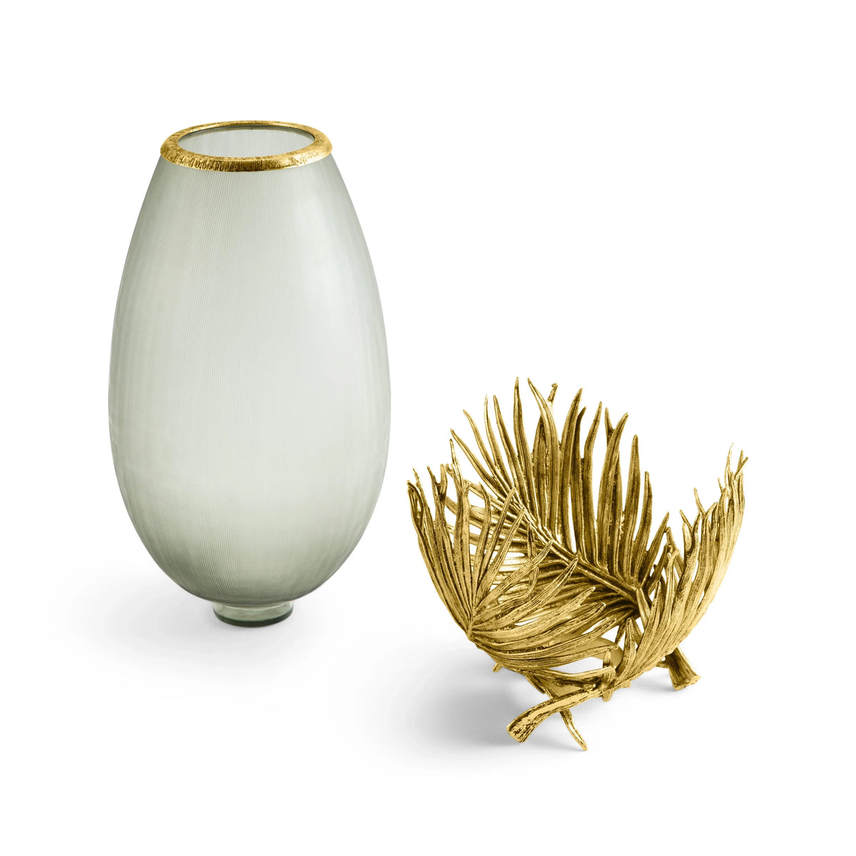 Michael Aram Palm Medium Glass Vase