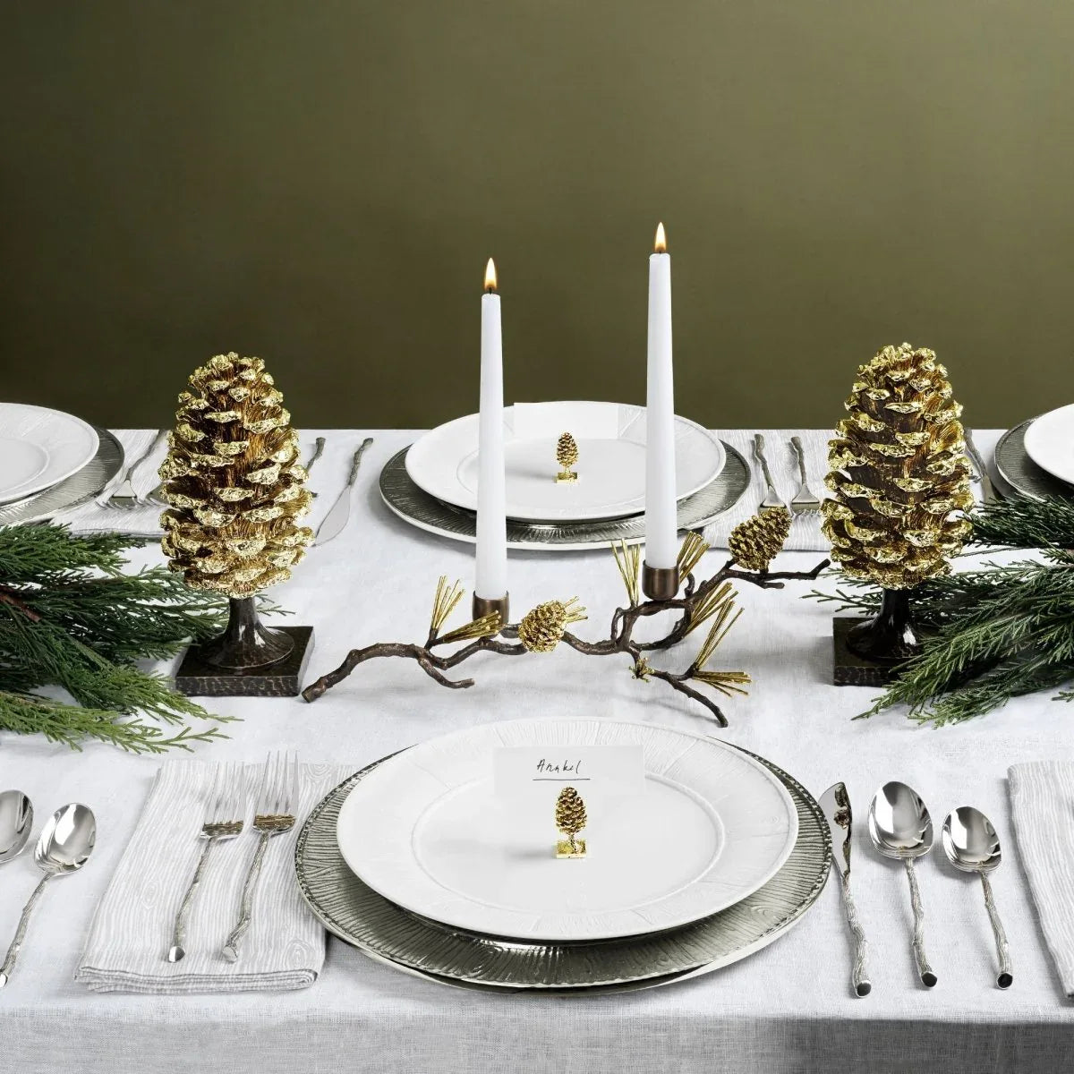 Michael Aram Pine Cone Candelabra