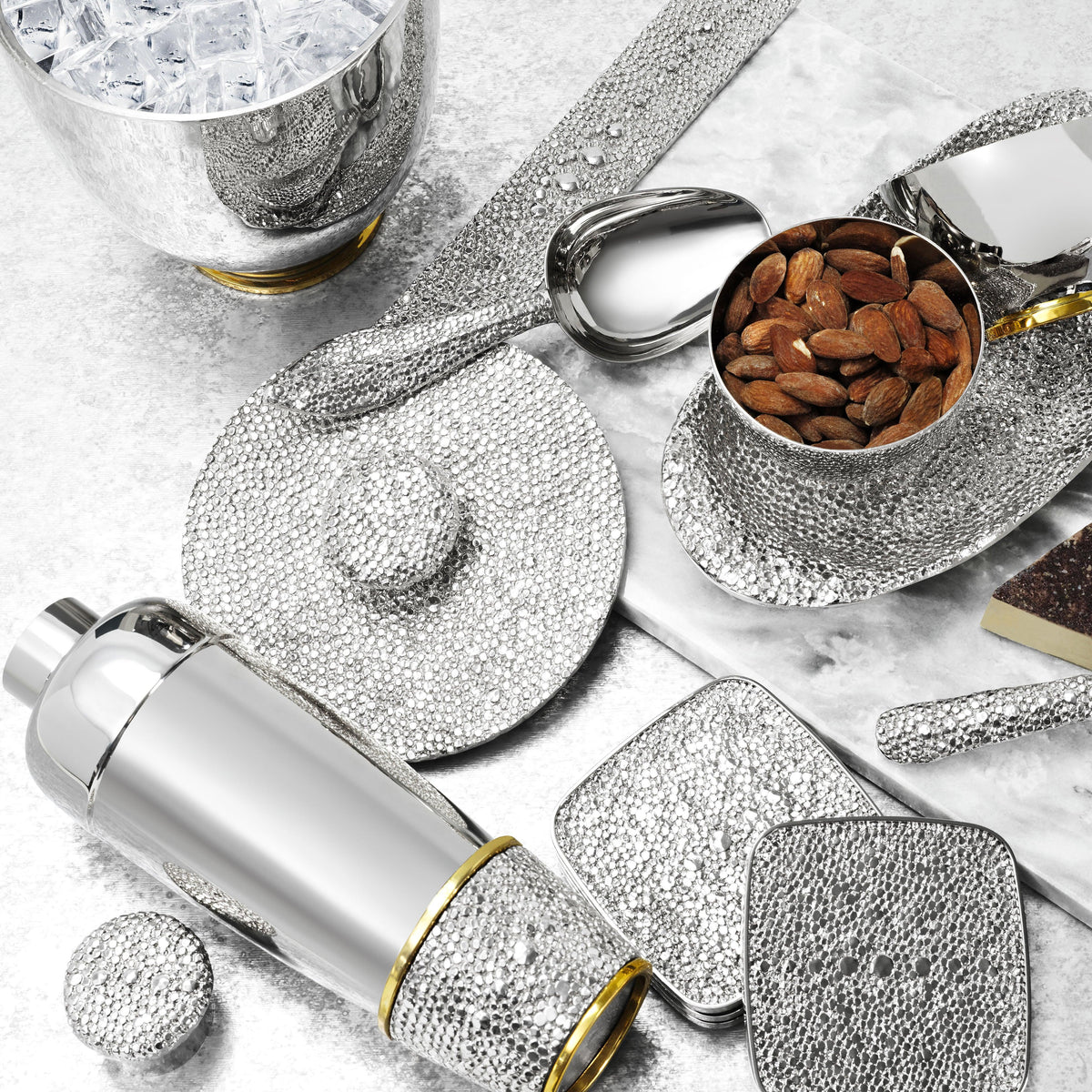 Michael Aram Shagreen Coaster Set