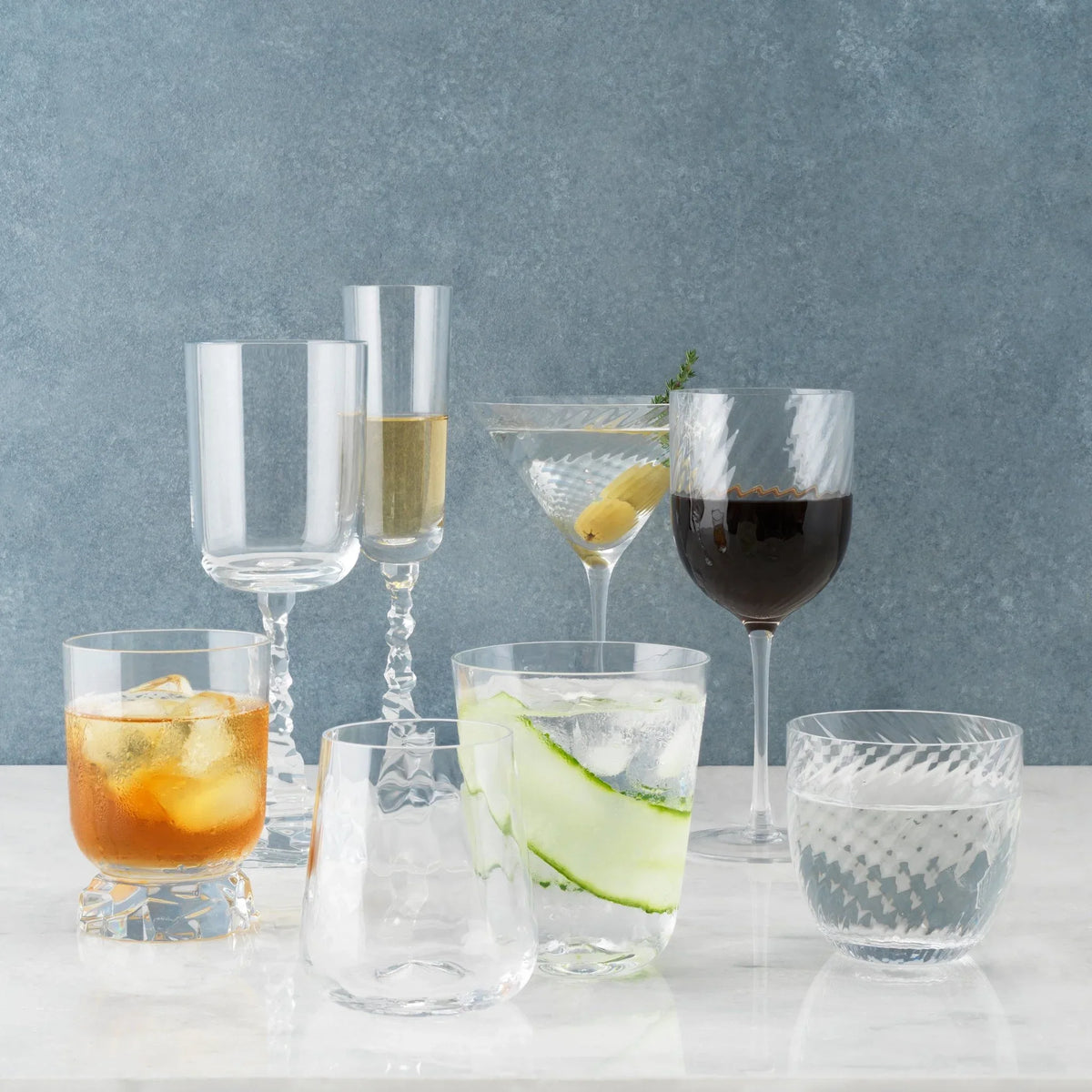 Michael Aram Twist Diamond Double Old Fashioned