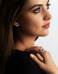 Michael Aram Vintage Bloom Single Black Ring
