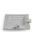 Michael Aram White Orchid Glass Snack Dish