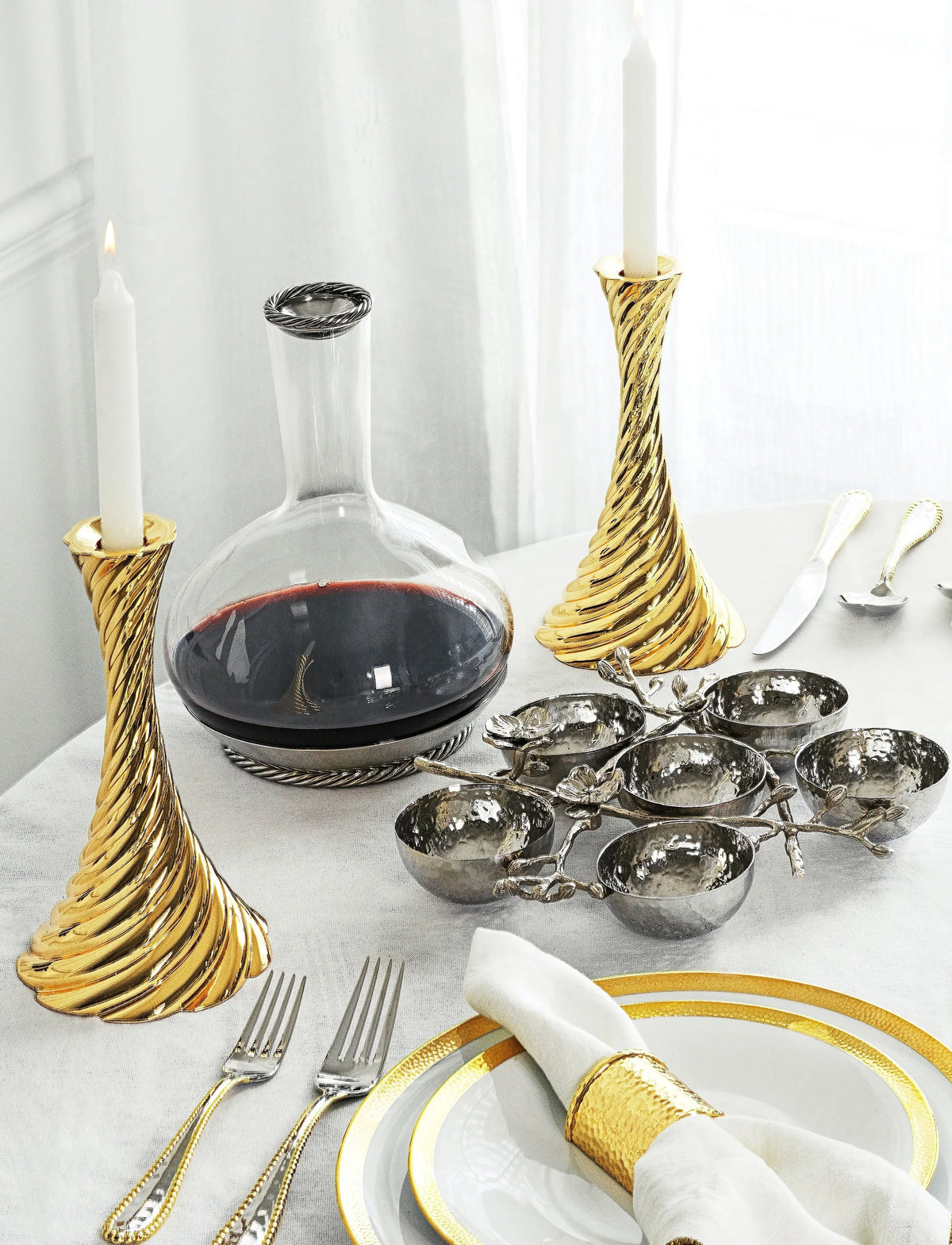 Michael Aram White Orchid Seder Plate