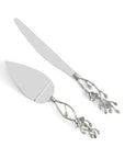 Michael Aram White Orchid Wedding Cake Knife & Server Set
