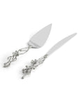 Michael Aram White Orchid Wedding Cake Knife & Server Set