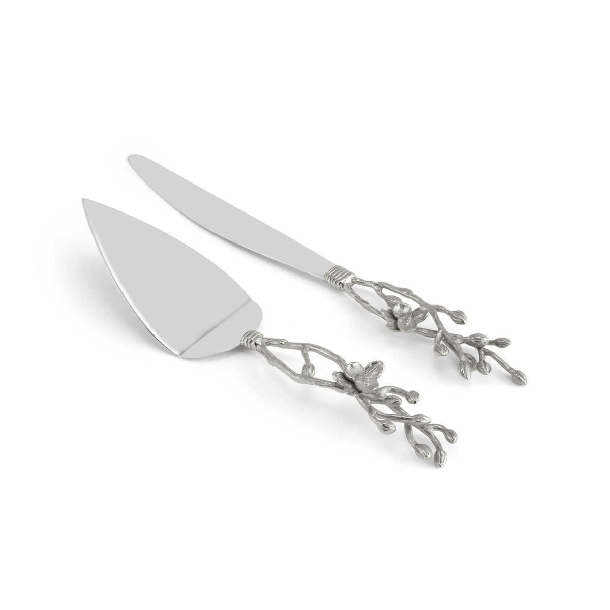 Michael Aram White Orchid Wedding Cake Knife & Server Set